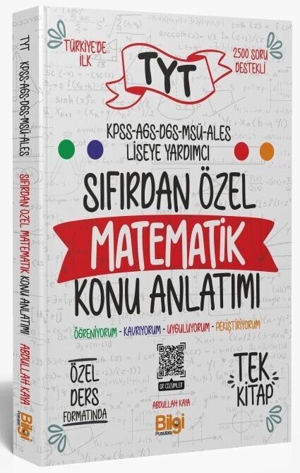 Bilgi Pusulası TYT KPSS MEB-AGS ALES DGS MSÜ Sıfırdan Özel Matematik Konu Anlatımı - Abdullah Kaya Bilgi Pusulası Yayınları
