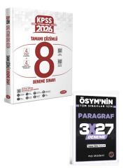 Data 2027 Genel Yetenek Genel Kültür Çözümlü 8 Deneme Sınavı+ EVP Akademi Paragraf