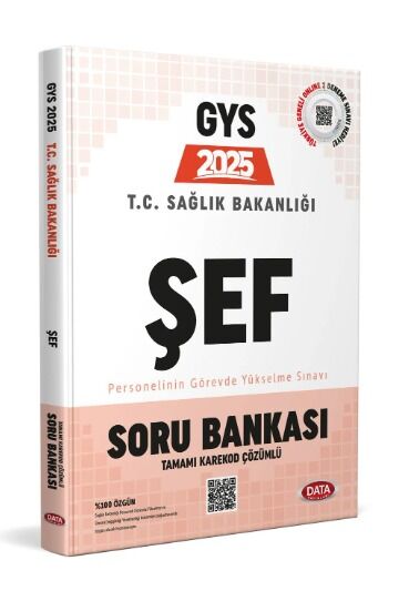 Data Yayınları 2025 GYS T.C. Sağlık Bakanlığı Şef Soru Bankası