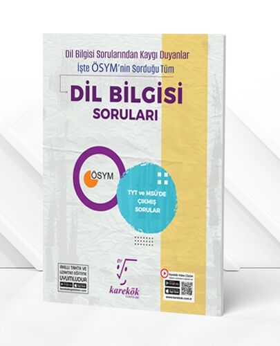 Karekök Yayınları TYT ve MSÜ Dil Bilgisi Çıkmış Sorular