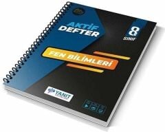 Yanıt Yayınları 8. Sınıf Aktif Defter Fen Bilimleri