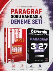 Yargı KPSS Birebir Serisi Paragraf Soru Bankası & 3x27 Paragraf Deneme EVP Akademi Seti