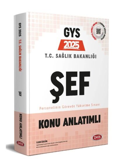 Data 2026 GYS Sağlık Bakanlığı Şef Konu Anlatımlı Görevde Yükselme Data Yayınları