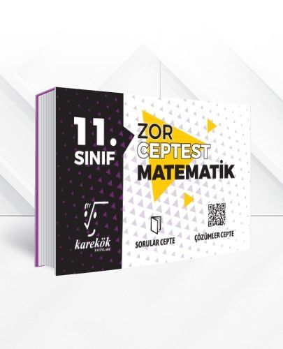 Karekök Yayınları 11. Sınıf Matematik Zor Cep Test