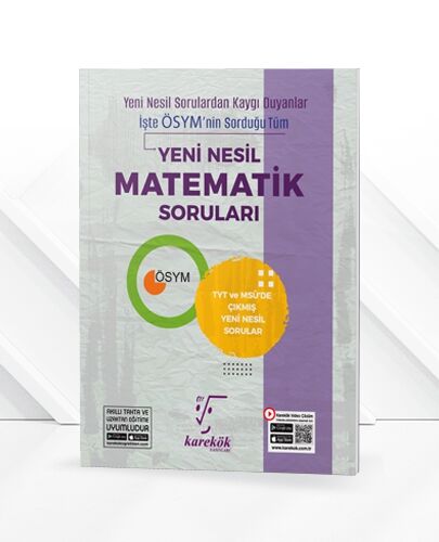 Karekök Yayınları Yeni Nesil Matematik Soruları Soru Bankası