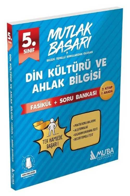 Muba Yayınları 5.Sınıf Din Kültürü ve Ahlak Bilgisi Mutlak Başarı Fasikül ve Soru Bankası