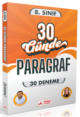 Paraf Yayınları 8. Sınıf 30 Günde Paragraf 30 Deneme