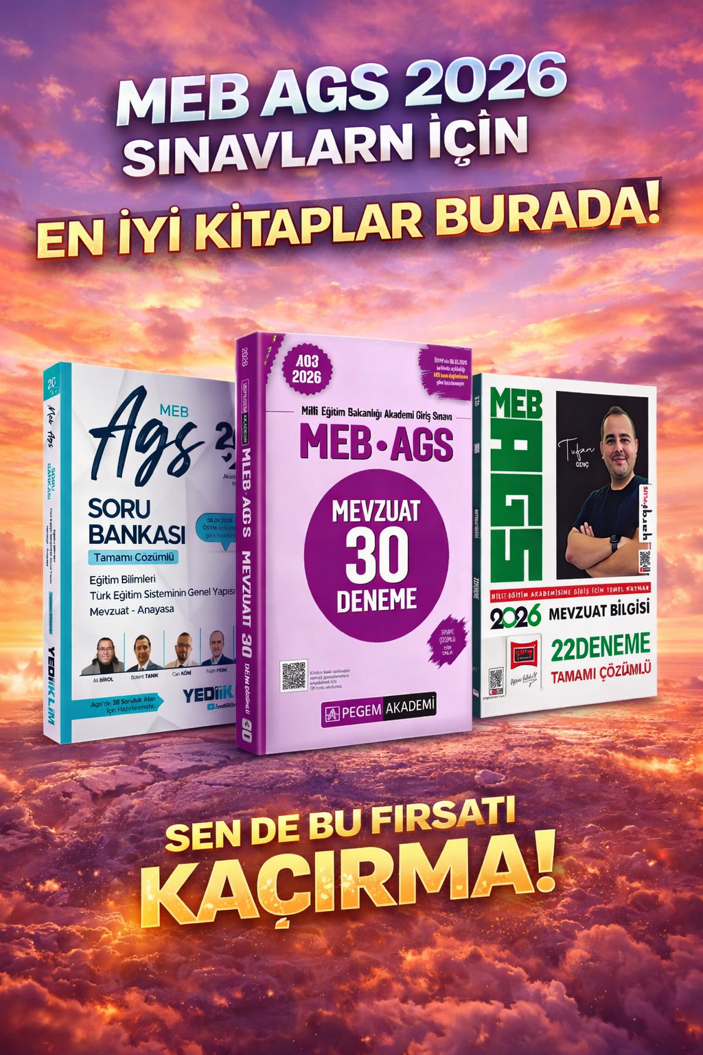 Yediiklim 2026 MEB AGS Tüm Dersler Soru Bankası & MEB AGS Mevzuat Deneme Seti