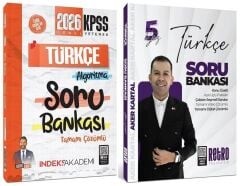 Retro + İndeks 2026 KPSS Türkçe 5Yüz Soru Bankası 2 li Set - Aker Kartal Retro + İndeks Akademi Yayınları