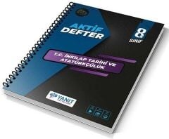 Yanıt Yayınları 8. Sınıf Aktif Defter T.C İnkılap Tarihi ve Atatürkçülük