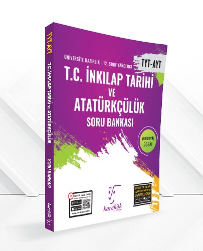 Karekök Yayınları TYT AYT T.C İnkılap Tarihi ve Atatürkçülük Soru Bankası