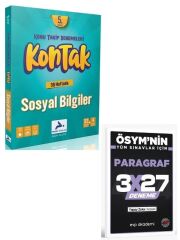 Paraf 2027  5. Sınıf Sosyal Bilgiler Kontak Denemeleri+ EVP Akademi Paragraf