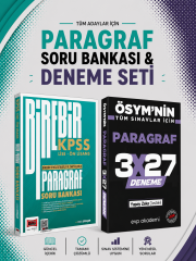 Yargı Birebir KPSS Lise - Ön Lisans Paragraf Soru Bankası& 3x27 Paragraf Deneme EVP Akademi Seti