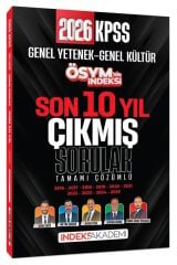 İndeks Akademi 2026 KPSS Genel Yetenek Genel Kültür ÖSYM nin İndeksi Çıkmış Sorular Son 10 Yıl Çözümlü İndeks Akademi Yayıncılık