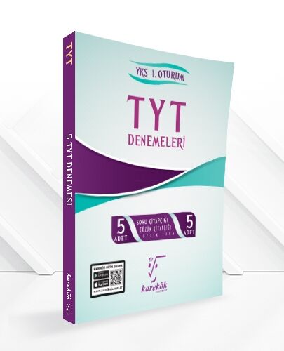 Karekök Yayınları TYT 5 li Çözümlü Deneme Seti