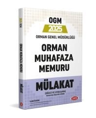Data Yayınları Tarım ve Orman Bakanlığı Orman Muhafaza Memuru Sözlü ve Uygulama Mülakat Hazırlık Kitabı