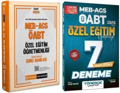 Pegem + Yönerge 2026 ÖABT MEB-AGS Özel Eğitim Öğretmenliği Soru Bankası + 7 Deneme 2 li Set Pegem Akademi + Yönerge Yayınları