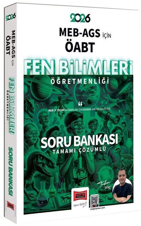 Yargı 2026 ÖABT MEB-AGS Fen Bilimleri Öğretmenliği Soru Bankası Çözümlü - Tufan Genç Yargı Yayınları