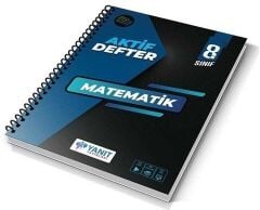 Yanıt Yayınları 8. Sınıf Aktif Defter Matematik