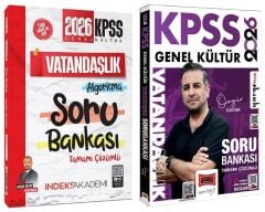 Yargı + İndeks 2026 KPSS Vatandaşlık Soru Bankası 2 li Set - Özgür Özkınık Yargı + İndeks Akademi Yayınları