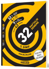 2027 Hız Yayınları 7. Sınıf Fen Bilimleri 32 Haftalık Deneme