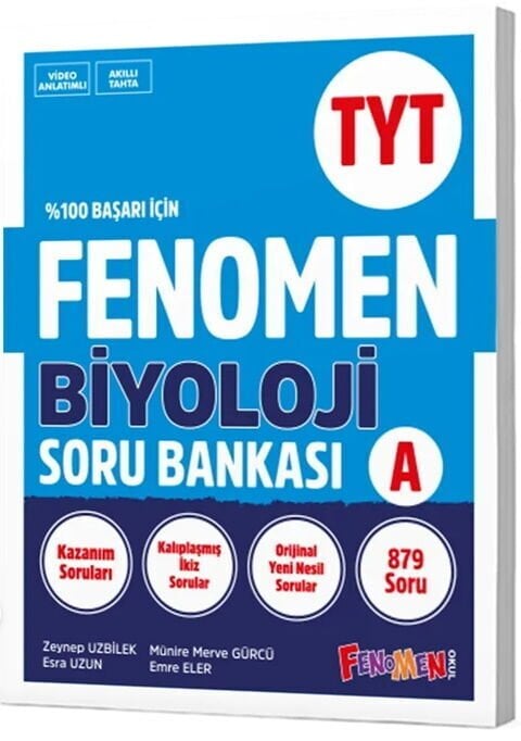 Fenomen Okul Yayınları TYT A VAF Biyoloji Fasikülleri Seti