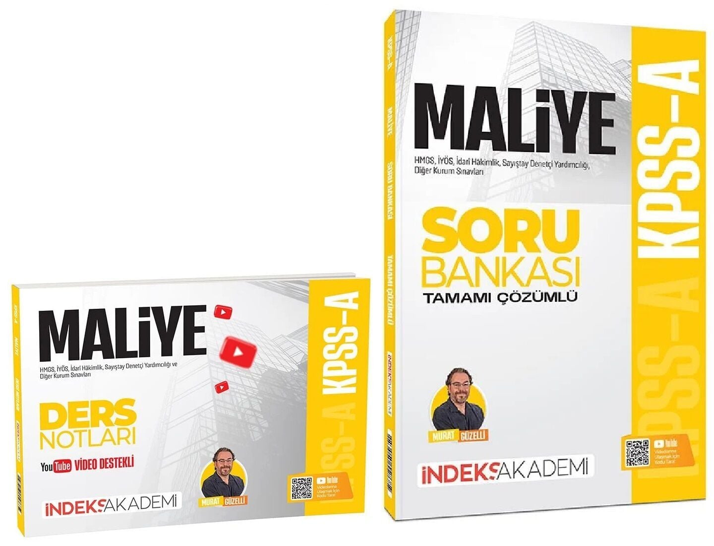 İndeks Akademi 2026 KPSS A Grubu Maliye Video Ders Notları + Soru Bankası 2 li Set - Murat Güzelli İndeks Akademi Yayıncılık