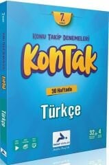 Paraf Yayınları 7. Sınıf Türkçe Kontak Denemeleri