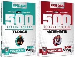 Yediiklim 2026 KPSS Türkçe + Matematik 1000 Soruda Tekrar Son Viraj Serisi 5 li Set Yediiklim Yayınları