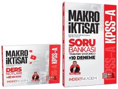 İndeks Akademi 2026 KPSS A Grubu Makro İktisat Video Ders Notları + Soru Bankası 2 li Set - Mesut Güzelli İndeks Akademi Yayıncılık