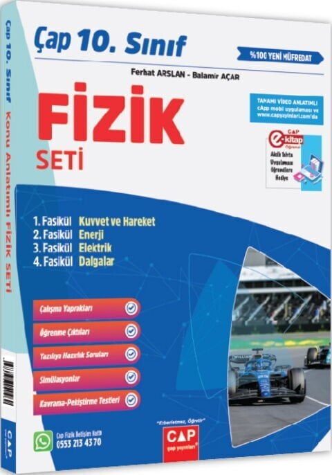 Çap Yayınları 10. Sınıf Fizik Seti