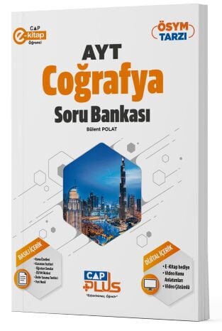 Çap Yayınları AYT Coğrafya Plus Soru Bankası