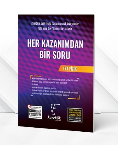 Karekök Yayınları TYT Fizik Her Kazanımdan Soru Bankası