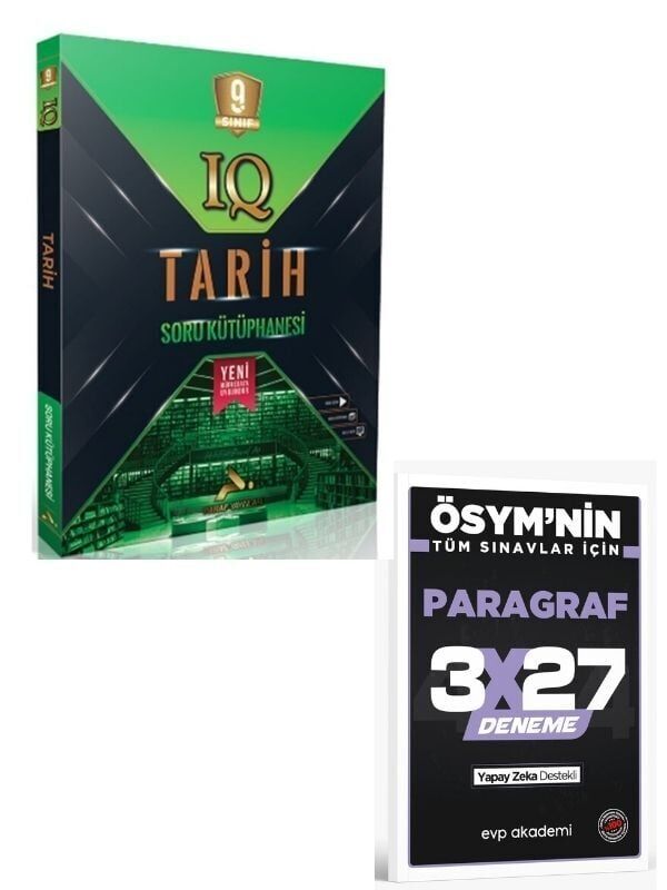 Paraf 2027 9. Sınıf Tarih Soru Kütüphanesi+ EVP Akademi Paragraf