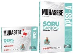 İndeks Akademi 2026 KPSS A Grubu Muhasebe Video Ders Notları + Soru Bankası 2 li Set - Sinan Öztürk İndeks Akademi Yayıncılık