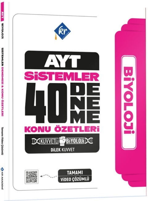 KR Akademi Dilek Hoca Kuvvetli Biyoloji AYT Biyoloji Sistemler 40 Deneme Konu Özetleri