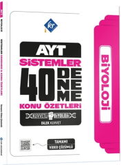 KR Akademi Dilek Hoca Kuvvetli Biyoloji AYT Biyoloji Sistemler 40 Deneme Konu Özetleri