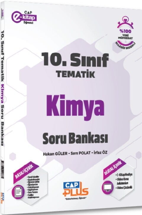 Çap Yayınları 10. Sınıf Kimya Tematik Soru Bankası