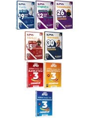 Yediiklim + Yönerge 2026 KPSS Genel Yetenek Genel Kültür 111 Deneme 8 li Set