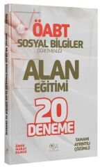 CBA Yayınları ÖABT Sosyal Bilgiler Öğretmenliği Alan Eğitimi 20 Deneme Çözümlü - Ömer Murat Pamuk