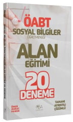 CBA Yayınları ÖABT Sosyal Bilgiler Öğretmenliği Alan Eğitimi 20 Deneme Çözümlü - Ömer Murat Pamuk