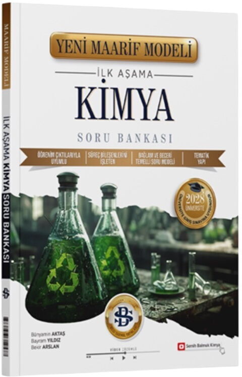 Bilgi Sarmal 2028 Üniversiteye Hazırlık Kimya İlk Aşama Maarif Model Soru Bankası