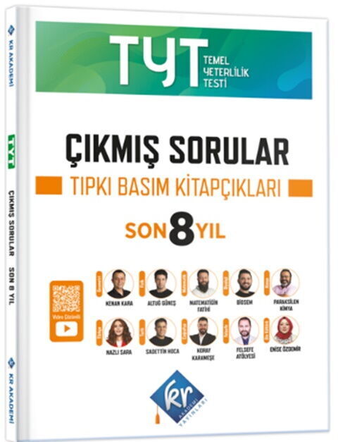 KR Akademi TYT Çıkmış Sorular Son 8 Yıl Tıpkı Basım Fasikülleri