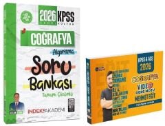 Eğit + İndeks 2026 KPSS Coğrafya Video Ders Notu + Soru Bankası 2 li Set - Mehmet Eğit Eğit + İndeks Akademi Yayınları