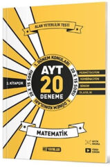 2027 Hız Yayınları AYT Matematik 20 li İlk Dönem Deneme 2. Kitap
