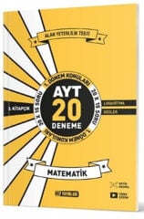 2027 Hız Yayınları AYT Matematik 20 li İlk Dönem Deneme 3. Kitap