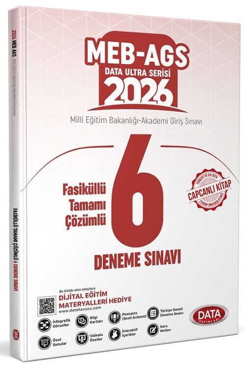 Data Yayınları 2026 MEB AGS 6 Deneme Sınavı