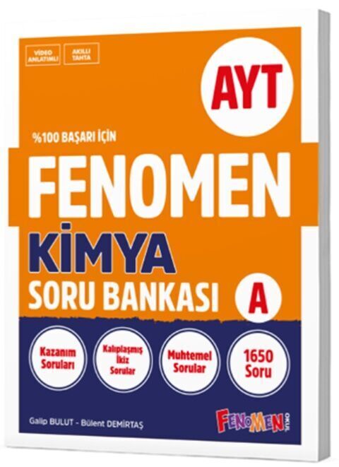 Fenomen Okul Yayınları AYT Kimya A Soru Bankası