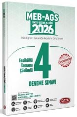 Data Yayınları 2026 MEB AGS 4 Deneme Sınavı