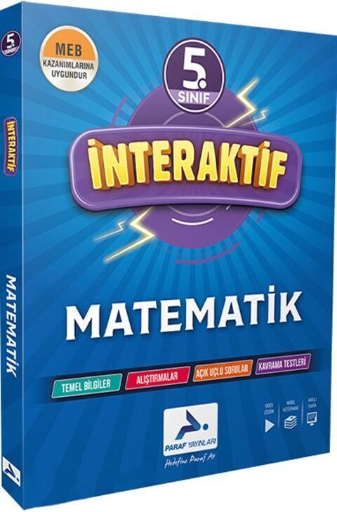 Paraf Yayınları 5. Sınıf İnteraktif Matematik Soru Kütüphanesi